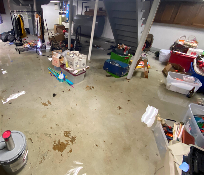 Flooded basement cleanup near me in East Lyme, CT.
